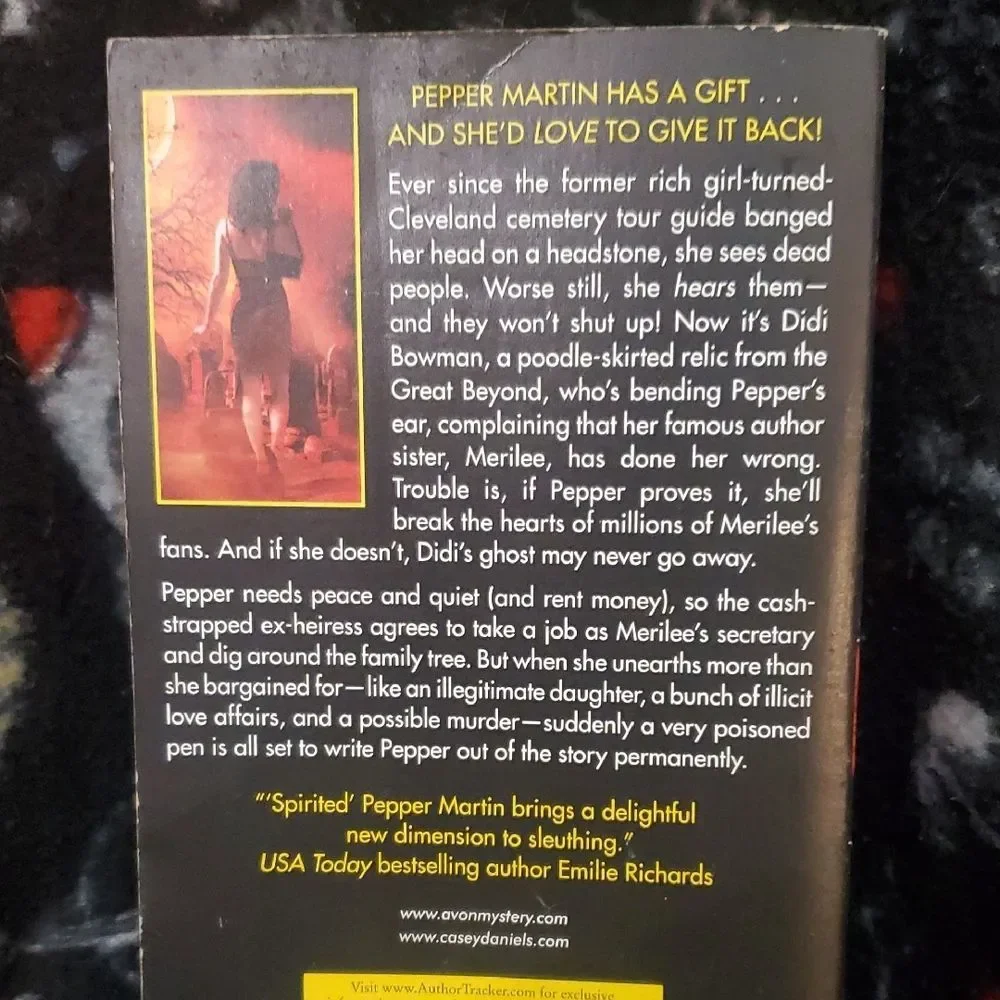 The Chick and the Dead by Casey Daniels Paperback Novel 🌏5/$10🌏